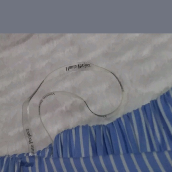 Haute Project Stripped Blue&white Blouse - Picture 4 of 4